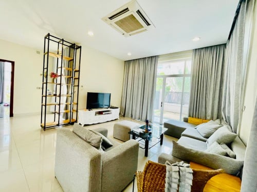 Modern Villa For Rent In Elite Town, Koh Pich, Near Aeon 1 Mall, 05 Bedrooms, Have Furniture, 4,800$