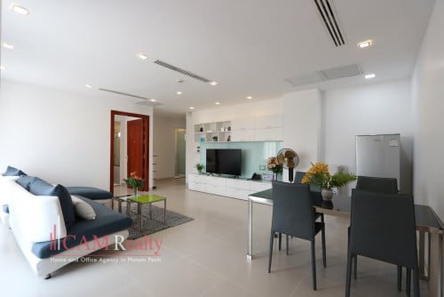 BKK1 area| 2 bedrooms fully serviced apartment for rent| Beautiful Swimming Pool & Gym