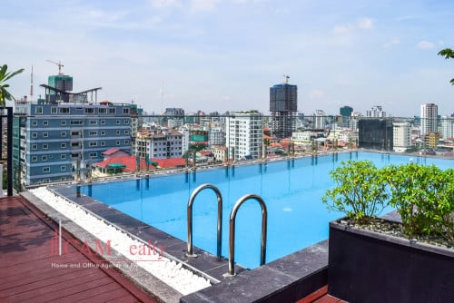 3 bedrooms serviced apartment for rent in BKK1, Phnom Penh