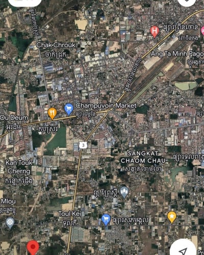 New road to new airport 5ha Land