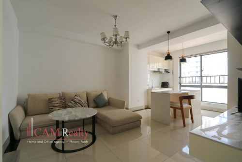 BKK1 area| 1 bedroom condominium on 13th floor for rent with Swimming pool and Gym