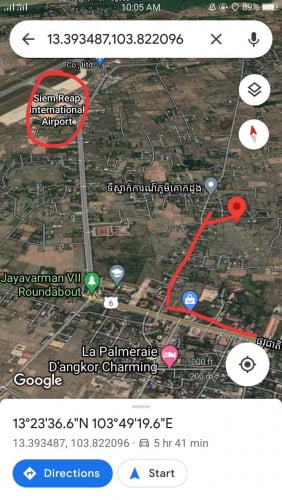 សៀមរាប ដីគោកដូង ក្រោយសាលាសម្តេចឪ