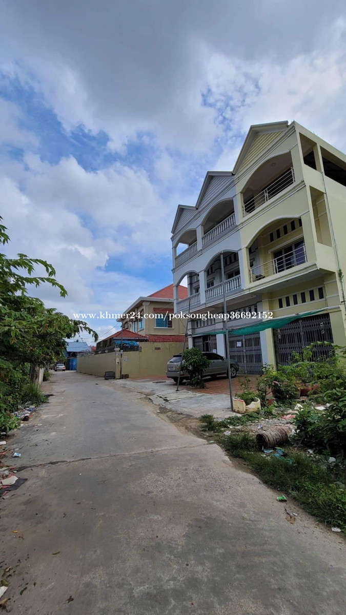 House for rent 6 bedrooms, ផ្ទះជួល (6បន្ទប់គេង 7បន្ទប់ទឹក 1ផ្ទះបាយ