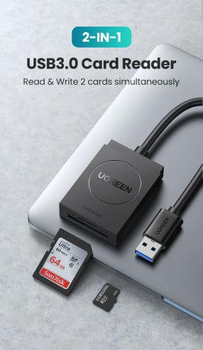 UGREEN USB 3.0 Card Reader TF SD 20250