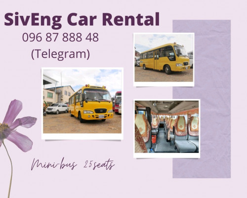 Mini bus rental in Phnom Penh
