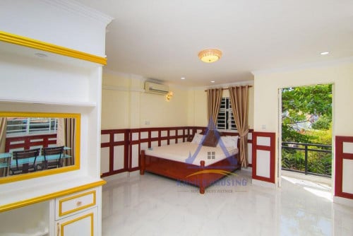 Tonle Bassac area | Fully Furnished one-beds furnished s for rent nearby Aeon mall1, Koh Pich