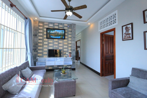 Russian market area| Spacious and beautiful 1 bedroom town house for rent in Phnom Penh