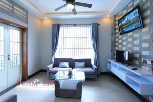Russian market area| Spacious and beautiful 1 bedroom town house for rent in Phnom Penh