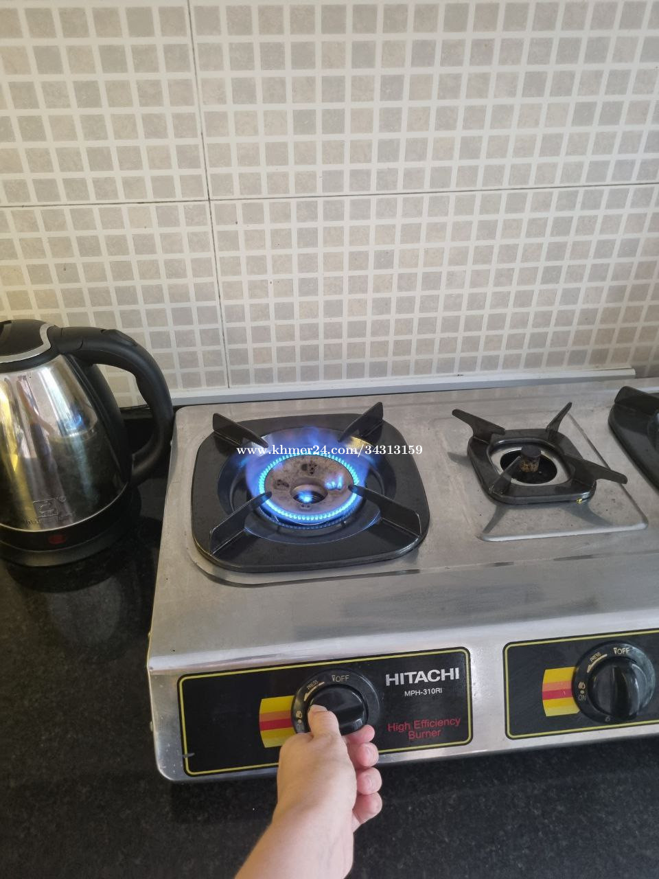 gas stove with gas cylinder HITACHI Price 130.00 in Phnom Penh, Cambodia Наталья Варламова