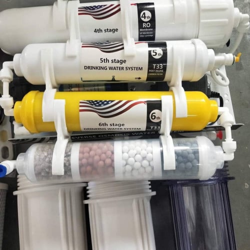 RO 7 Stage Water Filters for drinking-ឧបករណ៍ចម្រោះទឹកញ្ញាំ7ជាន់ RO