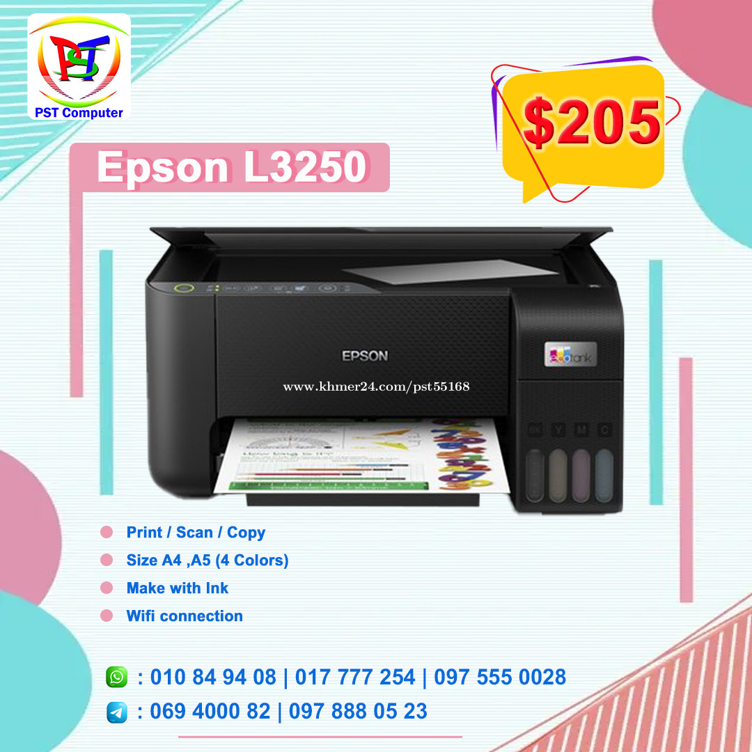 Printer Epson L3250 Price 20500 In Phnom Penh Cambodia ភី អេស ធី កុំព្យូទ័រ 2459