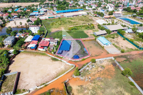 ដីទំហំ1,792 ម៉ែត្រការេសម្រាប់លក់ក្នុងក្រុងសៀមរាប/Land for Sale in Svay Dankum, Siem Reap