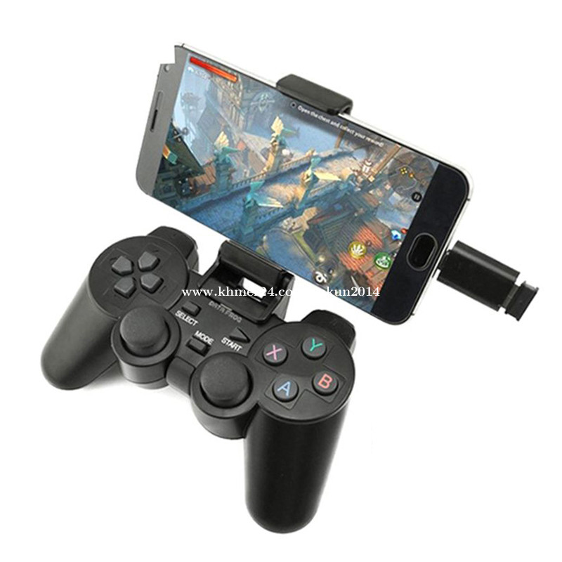 ដៃហ្គេមលេងបាន ២នាក់2 Players Wireless Controller 4 Android Smart Phone
