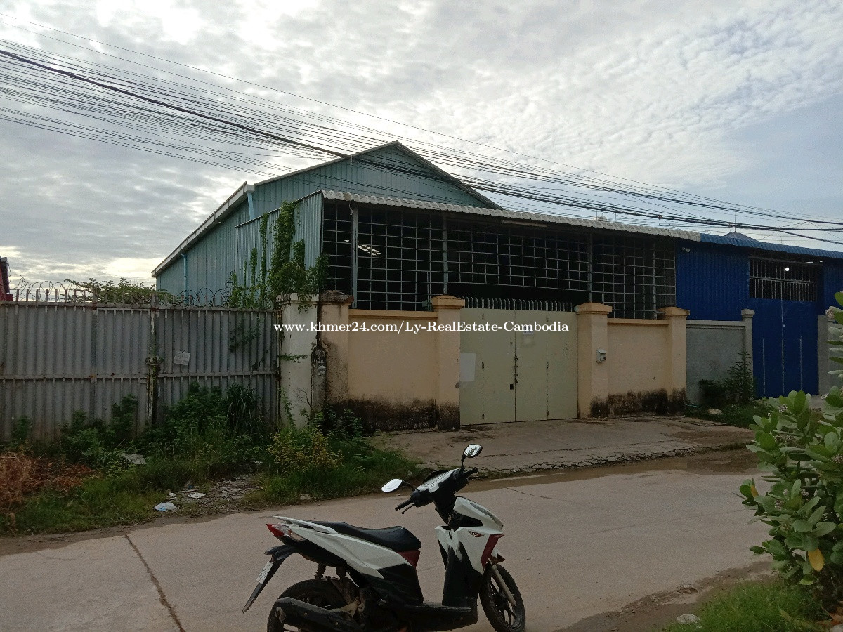 仓库出租 Warehouse For Rent 1000/month in Phnom Penh Thmei, Saensokh