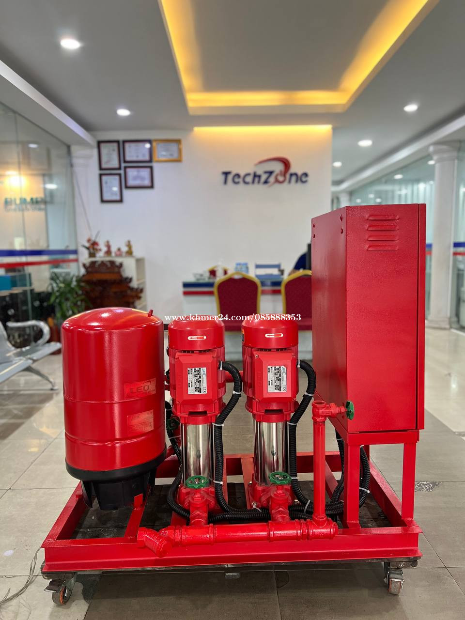 Fire Fighting Pump Set in Phnom Penh, Cambodia on