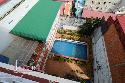 Central Market area| 2 bedrooms serviced apartment for rent| Swimming pool, gym and sauna