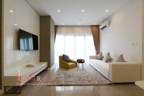 Chroy Changvar area | Brand new luxurious 3 bedrooms serviced apartment for rent | Pool & Gym