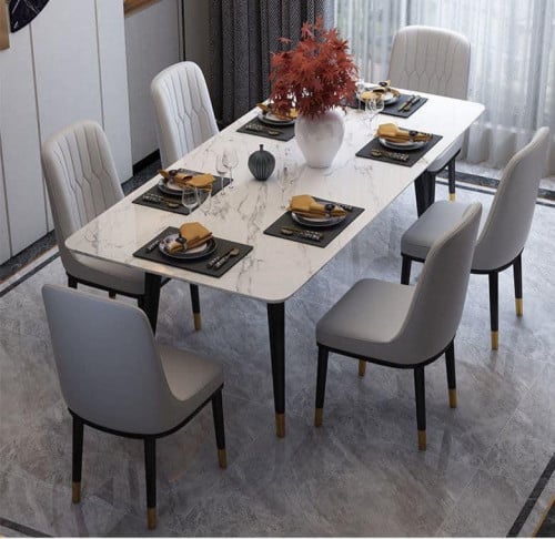✅ 1marble table  + 6 chairs: 280$ per set