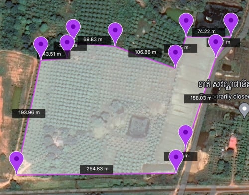 លក់ដីនៅខេត្តកែប​ ជិតក្រុងកែប ចំណុចគីឡូលេខ 20ពីខេត្តកំពតមកខេត្តកែប