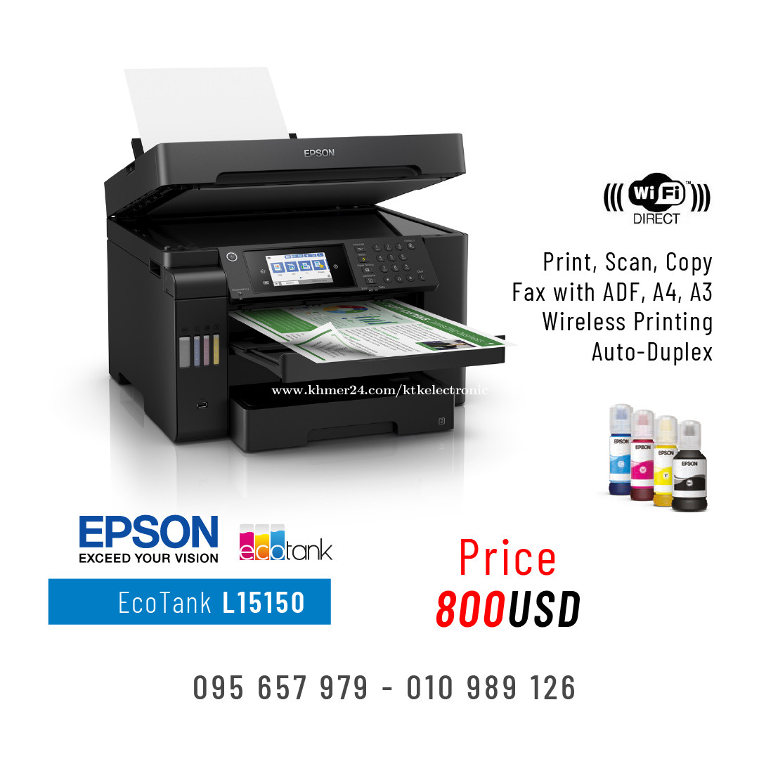 Epson Ecotank L15150 Printer Price 80000 In Phnom Penh Cambodia Ktk Electronic 0803