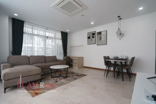 BKK1 area| 1 bedroom serviced apartment for rent| Swimming pool, gym, steam & sauna