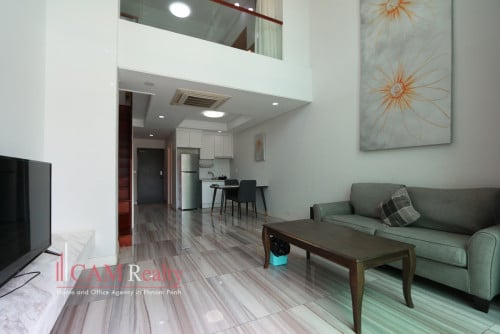 1 Bedroom Duplex Serviced Apartment For Rent in BKK1