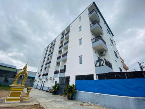 Building For Rent West Of St. 271, Sonsomkosal Area, 30x40m, 05 Floors, 32 Rooms, 7,000$ Per Month