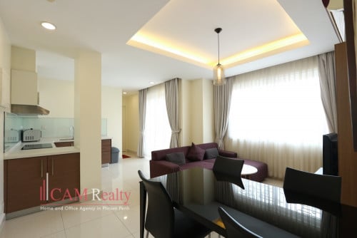 Beong Trabek area| Modern style 2 bedrooms serviced apartment for rent,