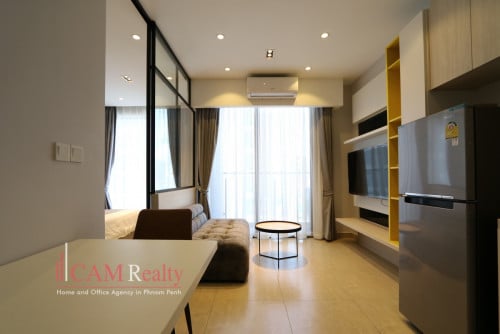Tuol Kork area| 1 bedroom condominium for rent| Swimming pool and gym