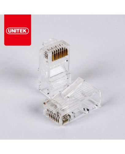 UNITEK Cat 6 RJ45 (8P8C) Connector Y-OT19TP (1box) 