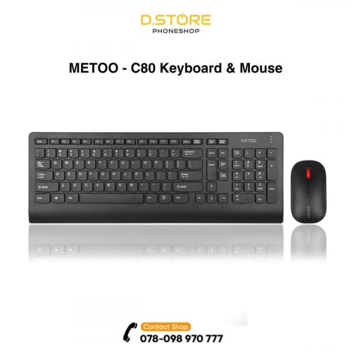 METOO C80 Keyboard & Mouse