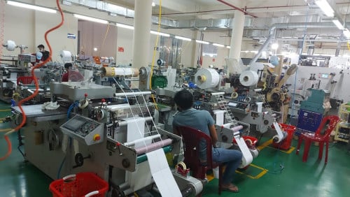 care label, Sitcker, decal, label for food, Barcode printer, thermal transfer..
