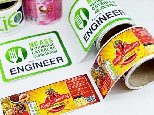 care label, Sitcker, decal, label for food, Barcode printer, thermal transfer..