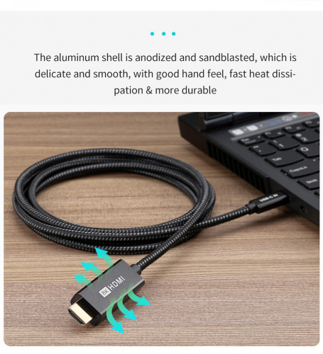 Ult Unite Usb C To Hdmi Cable K Hz Unidirectional Type C To Hdmi Converter Audio Video Price