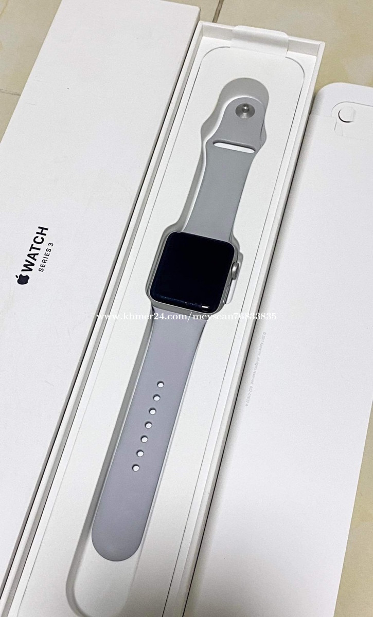 Iwatch S3 42mm LTE Original second hand 98 price 135 box charger 135.00 Mey Sean Khmer24