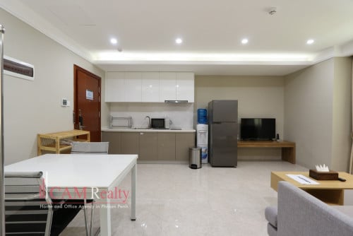 Comfortable 1 bedroom serviced apartment for rent in Diamond Island area - Phnom Penh