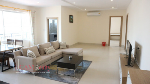 Modern western style 2 bedrooms serviced apartment for rent near BKK1 Area -  Phnom Penh. 