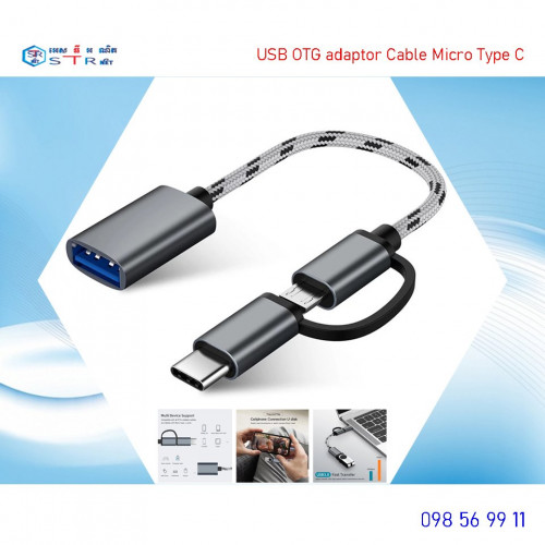 USB OTG adapter Cable Micro Type C