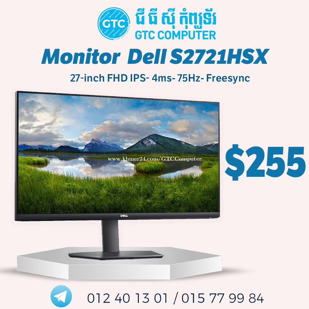Monitor Dell S2721HSX 27\