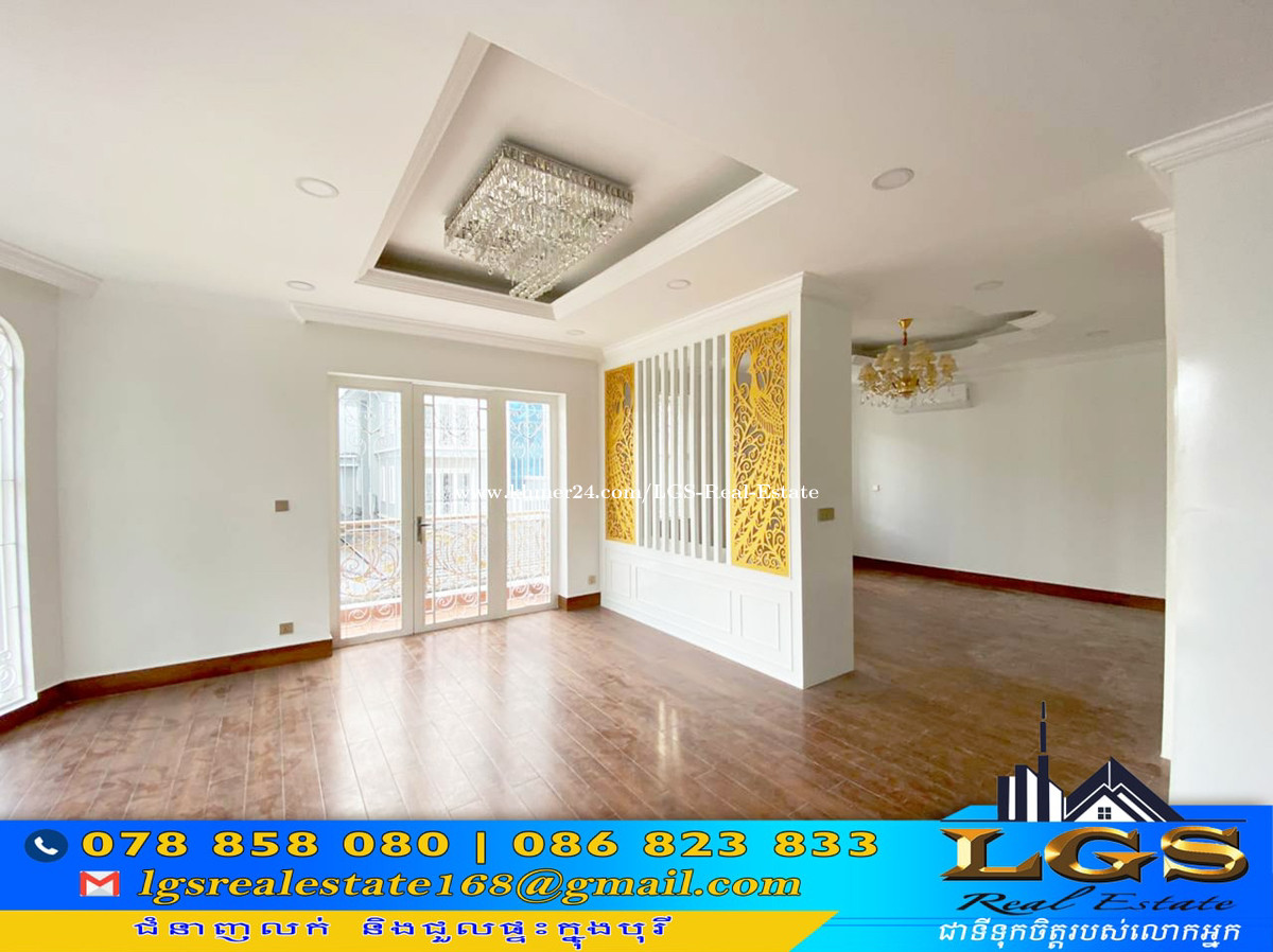 Imperial Villa corner for rent នៅបុរីវិមានភ្នំពេញ សង្កាត់ ច្រាំងចំរេះ2
