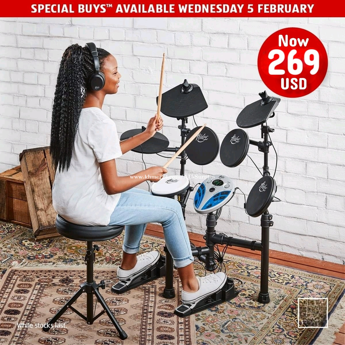 Electronic Drum Kit Price 269.00 in Phnom Penh, Cambodia AU Surplus