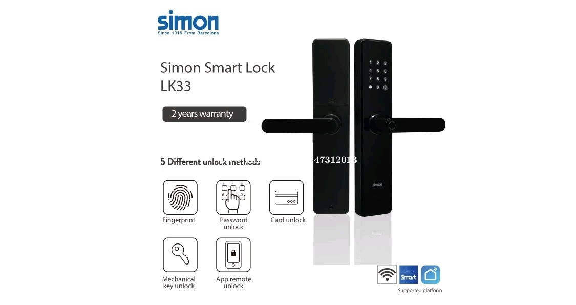Smart door lock SIMON in Phnom Penh, Cambodia on