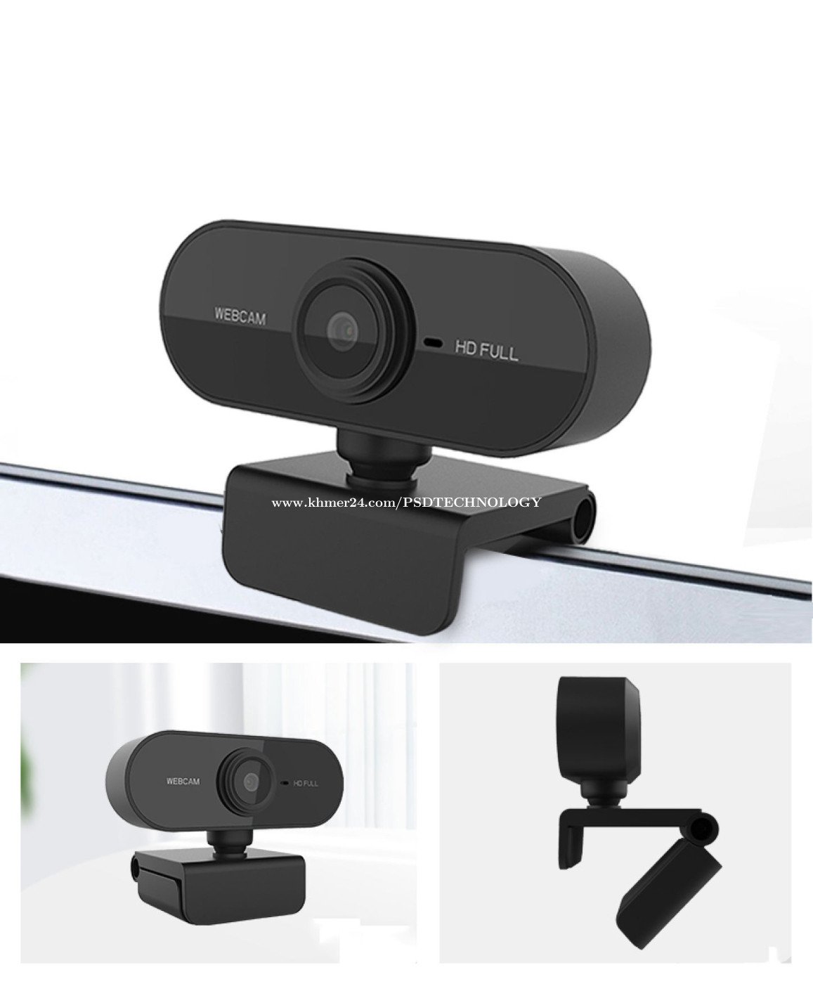 Webcam 1080P Camera with Built in HD Microphone 1920 x 1080p Web