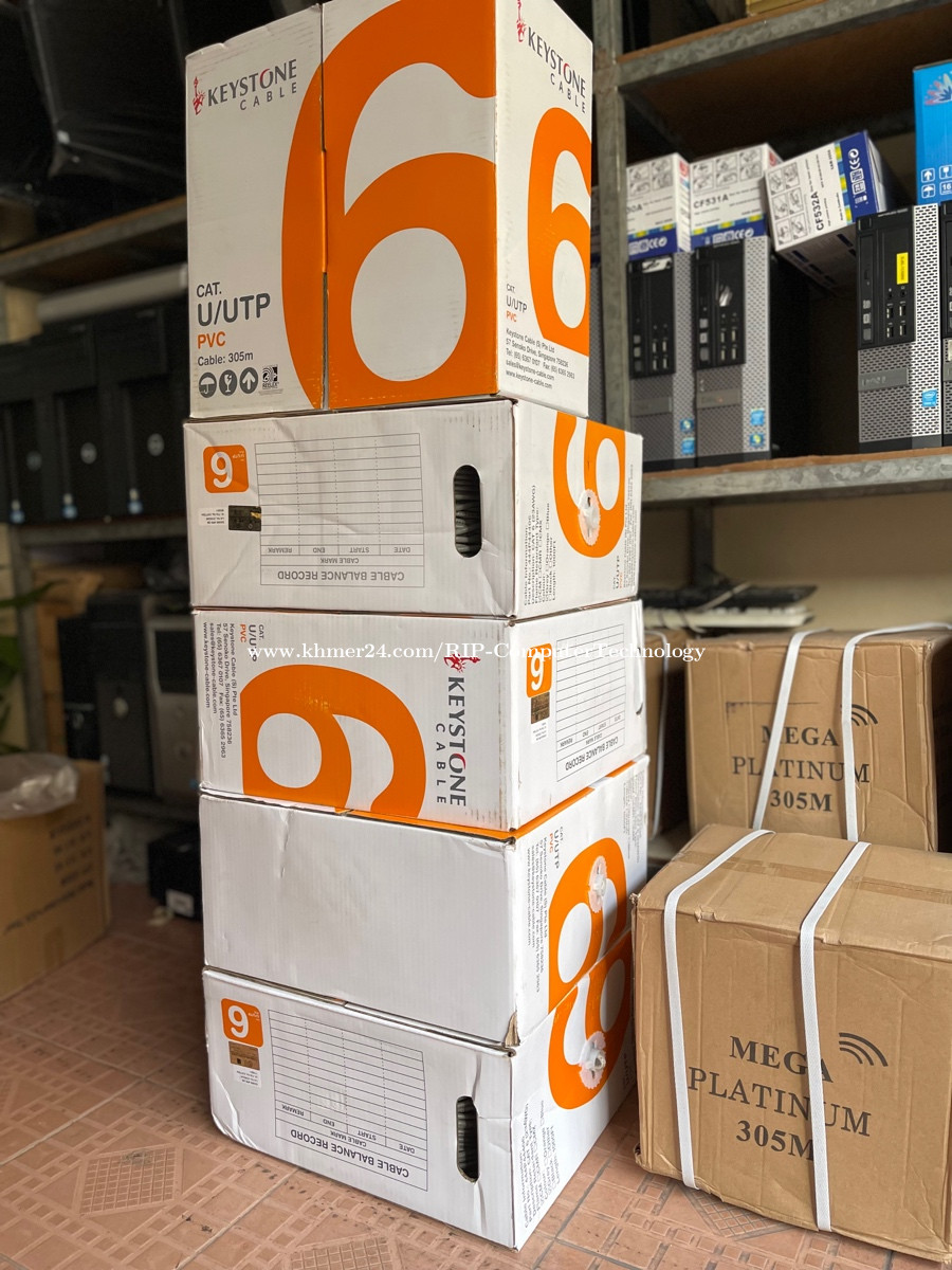 Keystone Network Cable Cat6 Price 125 00 In Phnom Penh Cambodia 