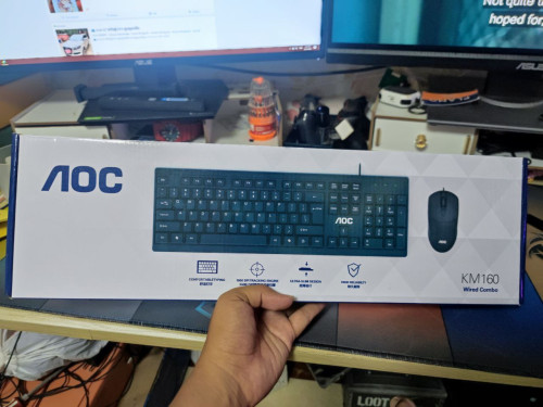 Keyborad AOC KM 160 Combo មានMouse 1set