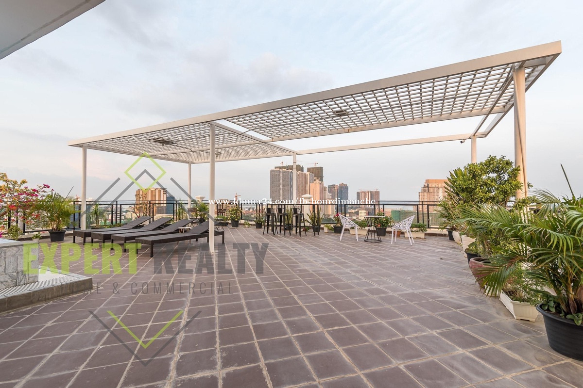 Studio room apartments available now Price 450.00 in Tonle Basak, Chamkar Mon, Phnom Penh