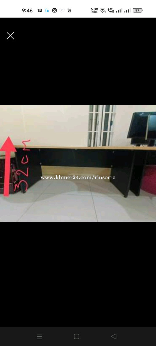 Big desk office Price 30.00 in Phnom Penh, Cambodia Jean Chhor