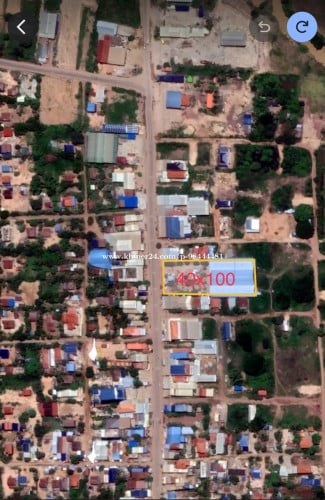 ដីលក់បន្ទានទីតាំងល្អ ទីប្រជំុជន ប្រកបអាជីវកម្មបាន 1មដើរ 25000$ចចារ