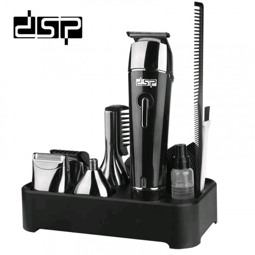 DSP 9 in 1 Rechargeable Hair Trimmer Titanium Hair Clipper Electric Shaver Beard Trimmer Men Shaving