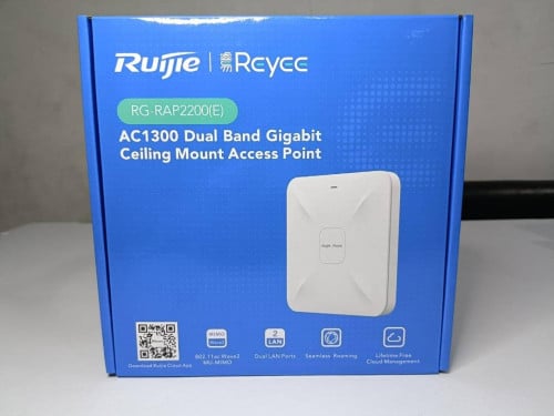 RUIJIE AC1300 Dual Band Gigabit Ceiling Mount Access Point (RG-RAP2200(E)